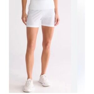 Kinona XS‎ Womens White MeshPerforated Athletic Shorts Golf